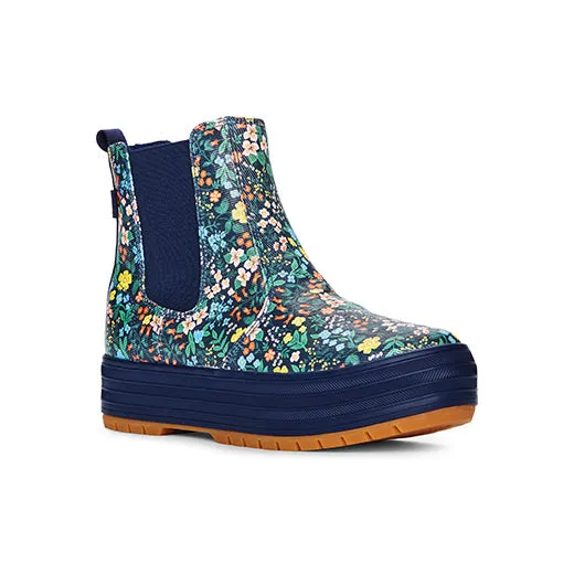 Keds Women’s The Platform Chelsea Lug RPC Boot Mayfair Navy