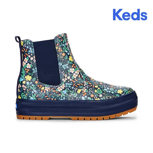 Keds Women’s The Platform Chelsea Lug RPC Boot Mayfair Navy
