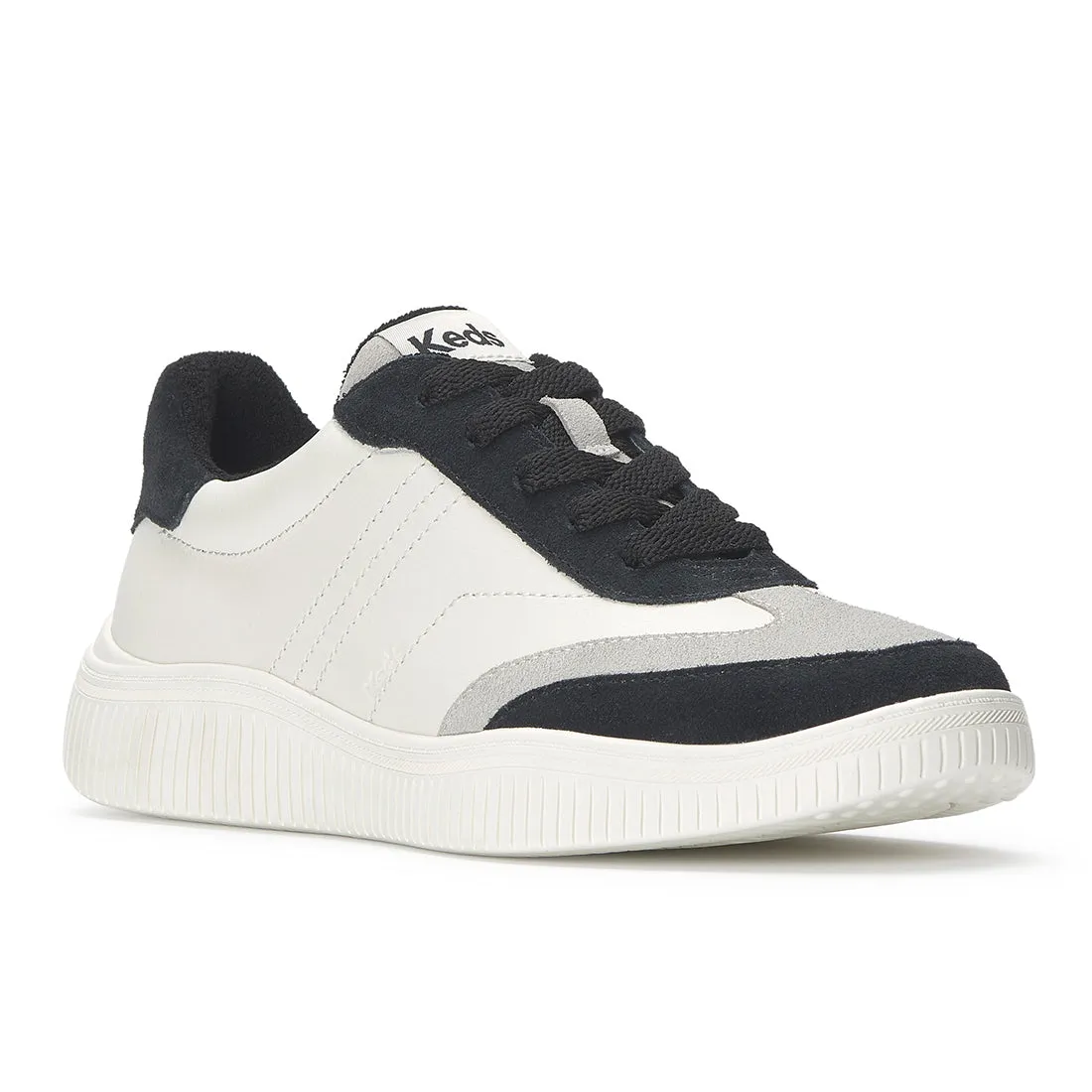 Keds Contest Leather/Suede White/Black