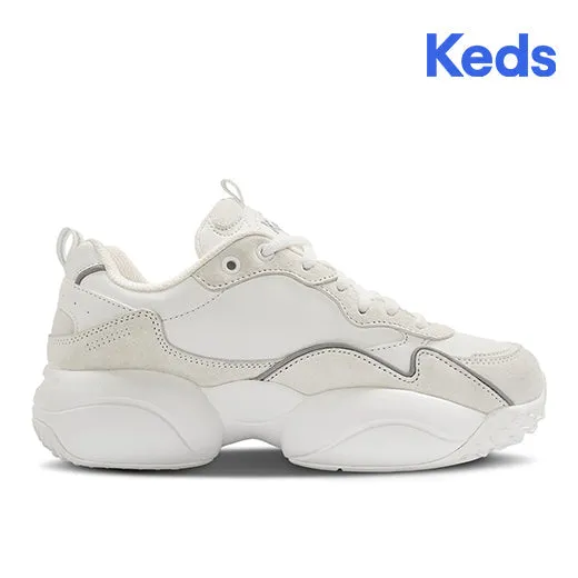 Keds Women’s Bounce Sneaker White/Silver