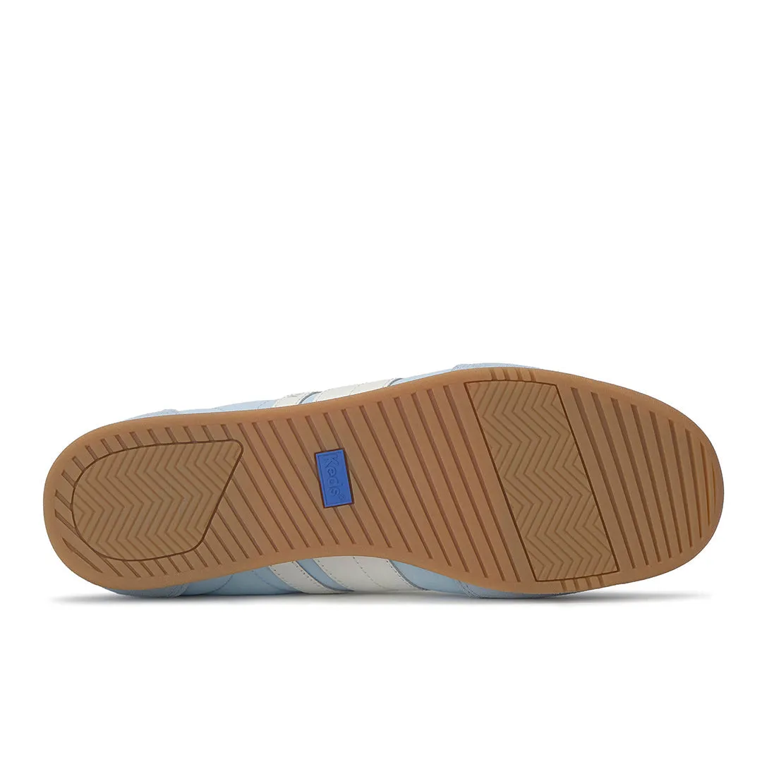 Keds Women’s Revival Nylon/Suede/Leather Light Blue/Snow White Sneaker