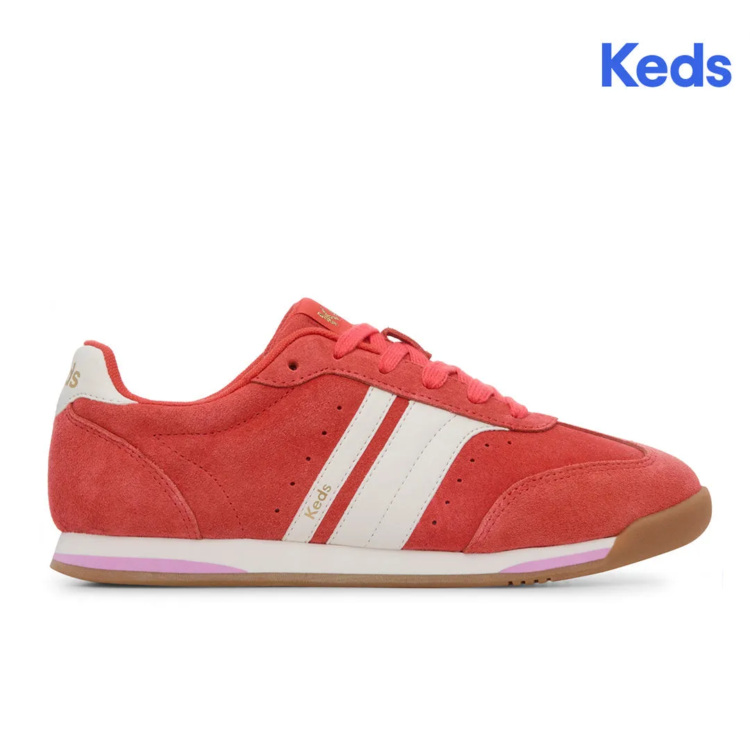 Keds Women’s Revival Suede/Leather Orange/Snow White Sneaker