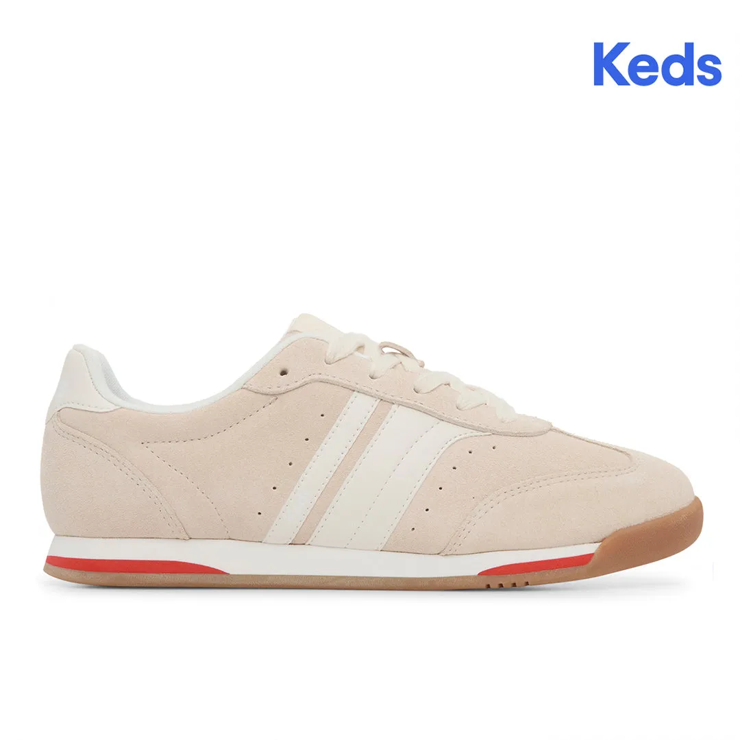 Keds Women’s Revival Suede/Leather Parchment/Egret Sneaker