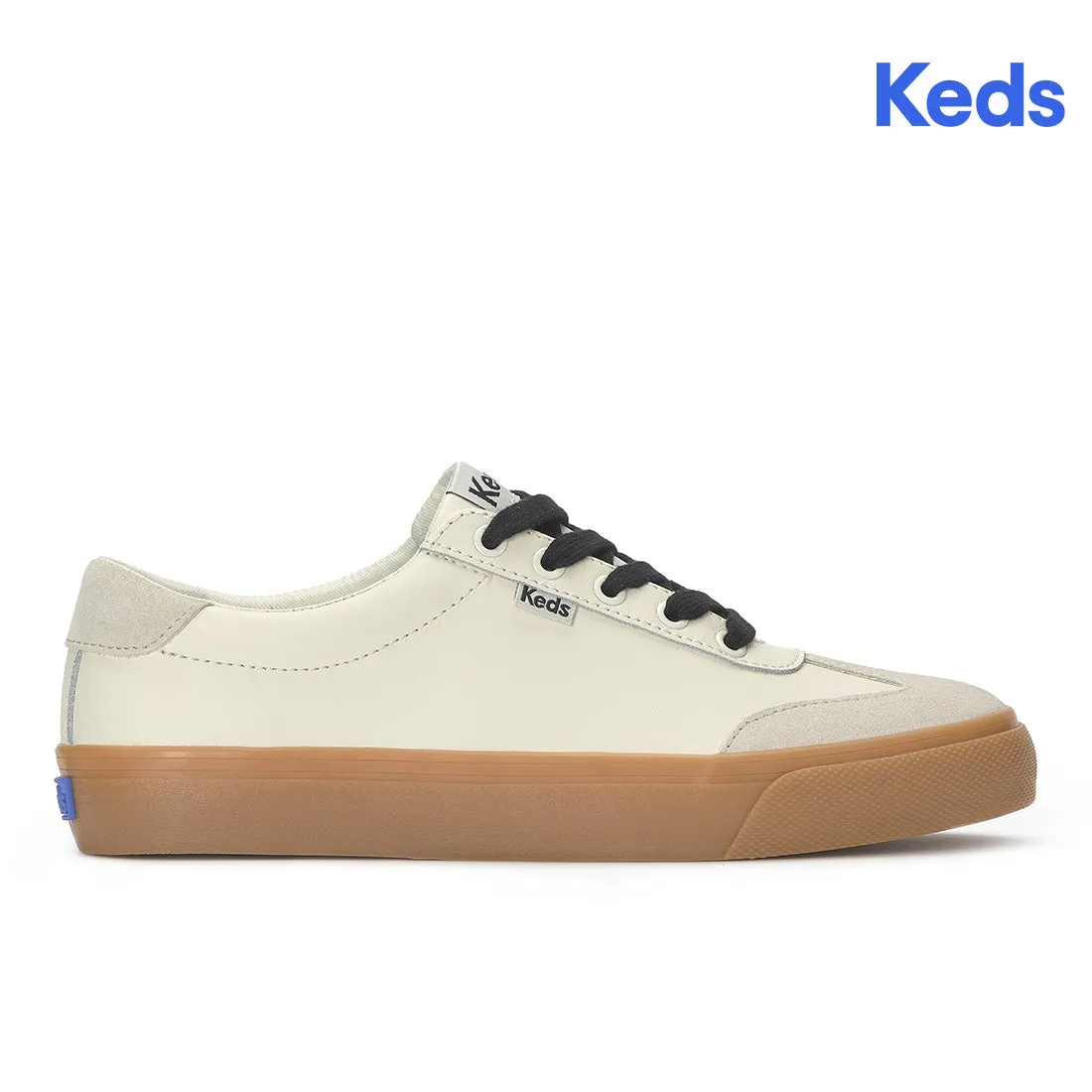Keds Jump Kick T-Toe Leather/Suede Egret/Oatmeal Keds Jump Kick T-Toe Leather/Suede Egret/Oatmeal