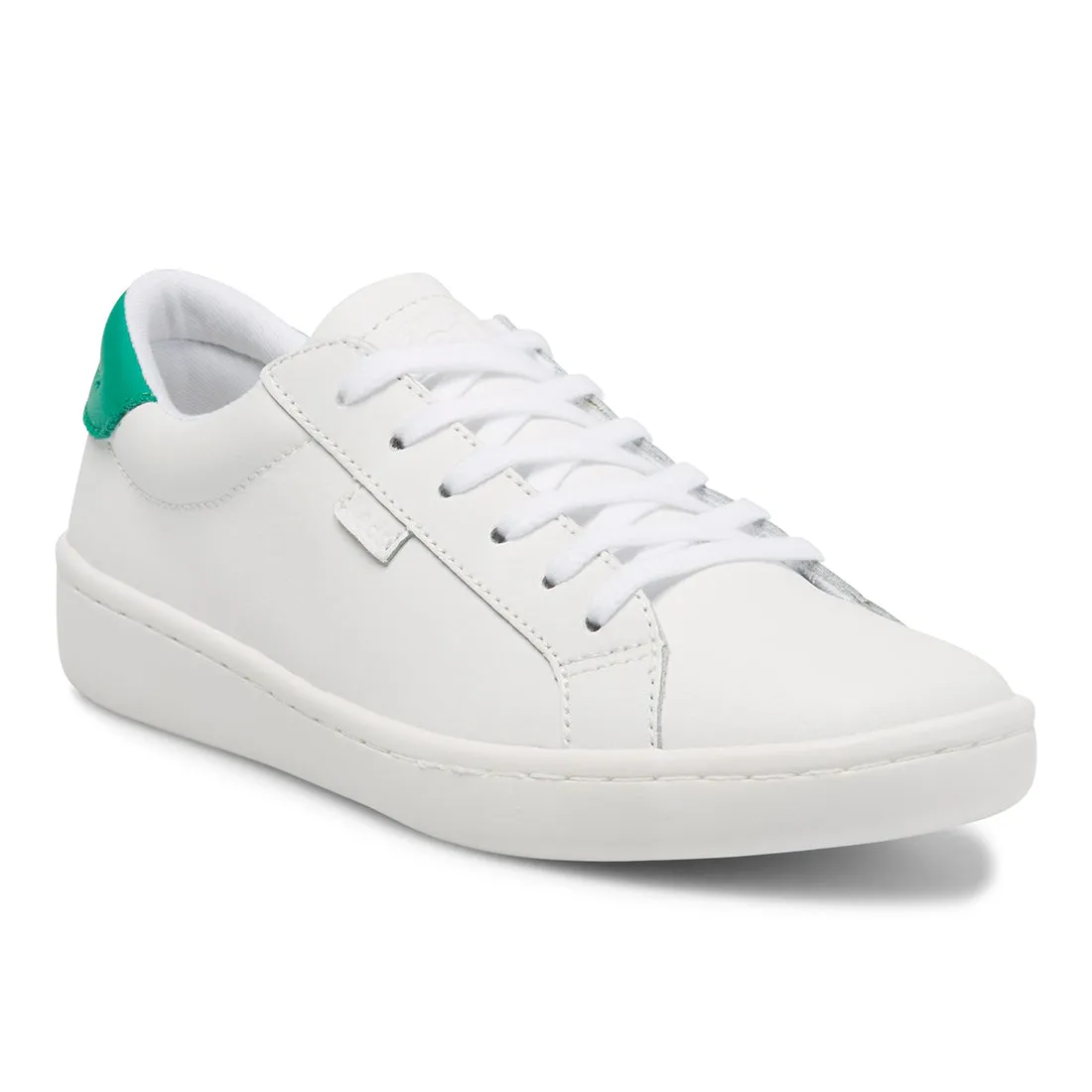 Keds Women’s Ace Leather Sneaker White/Green