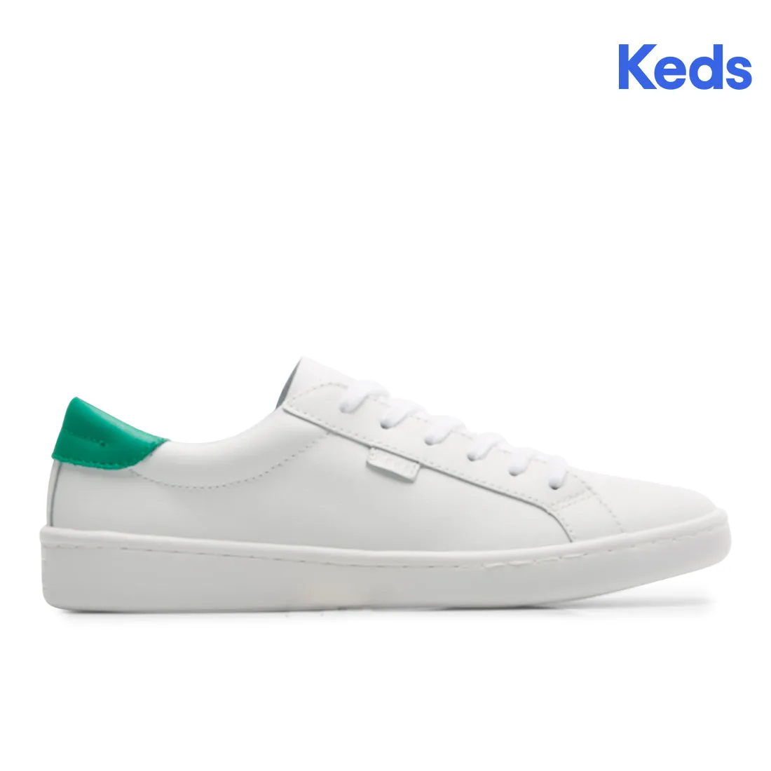 Keds Women’s Ace Leather Sneaker White/Green
