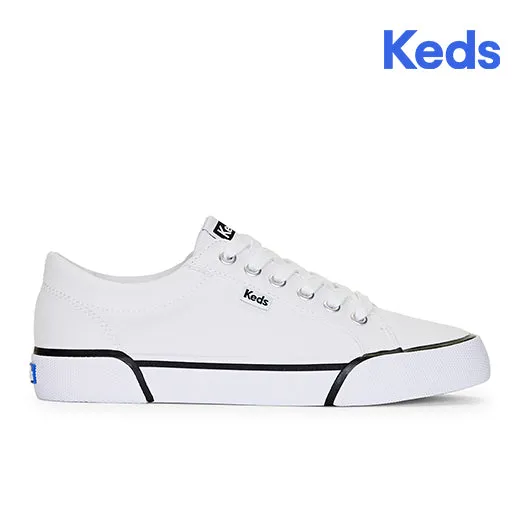 Keds Women’s Jump Kick Canvas Bumper Foxing Sneaker White