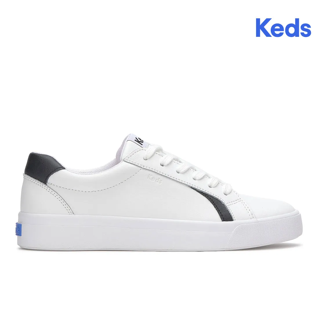 Keds Women's Pursuit Leather Sneaker White/Black Keds Women’s Pursuit Leather Sneaker White/Black