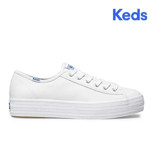 Keds Women’s Triple Kick Leather White
