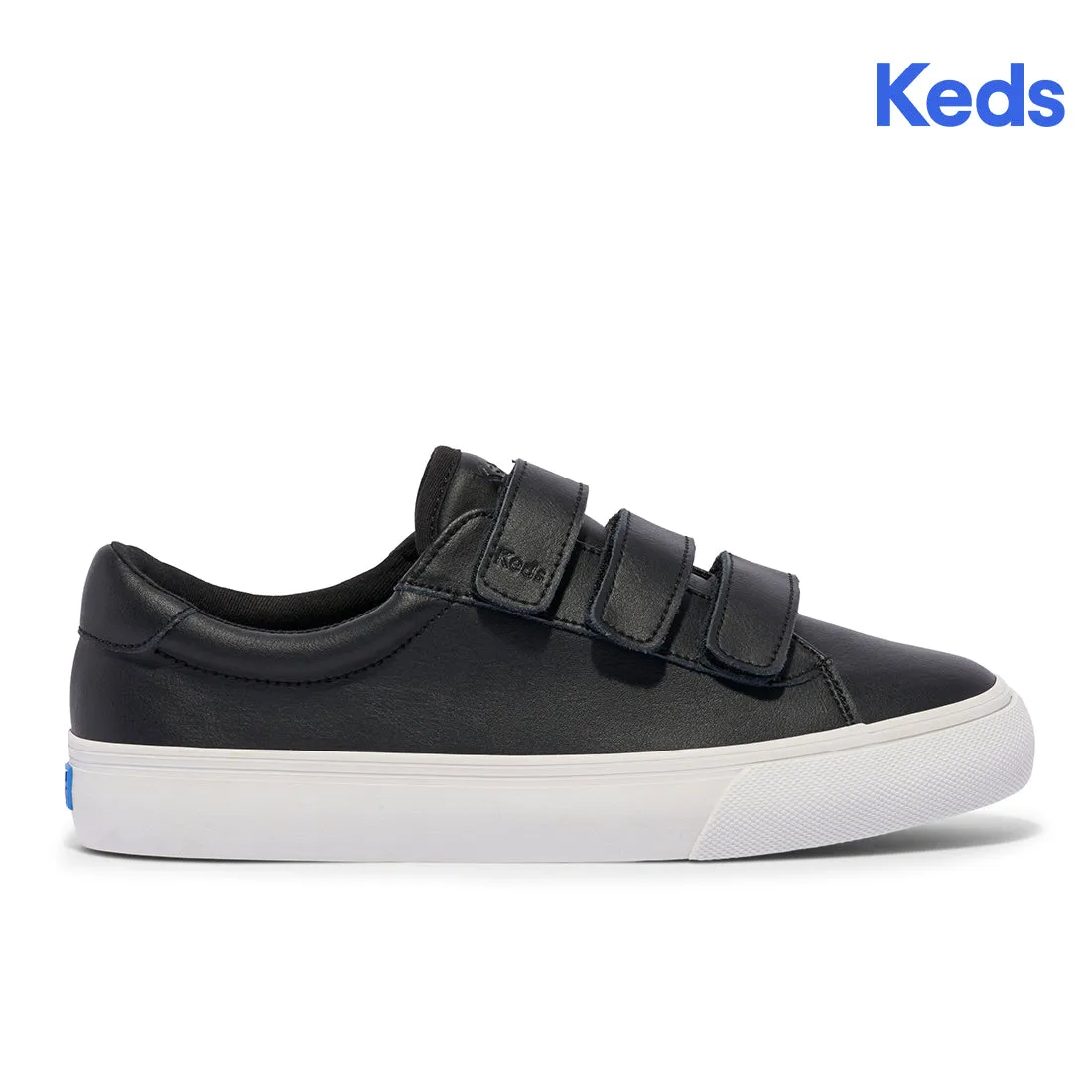 Keds Womens' Jump Kick V Leather Black/White Keds Womens’ Jump Kick V Leather Black/White