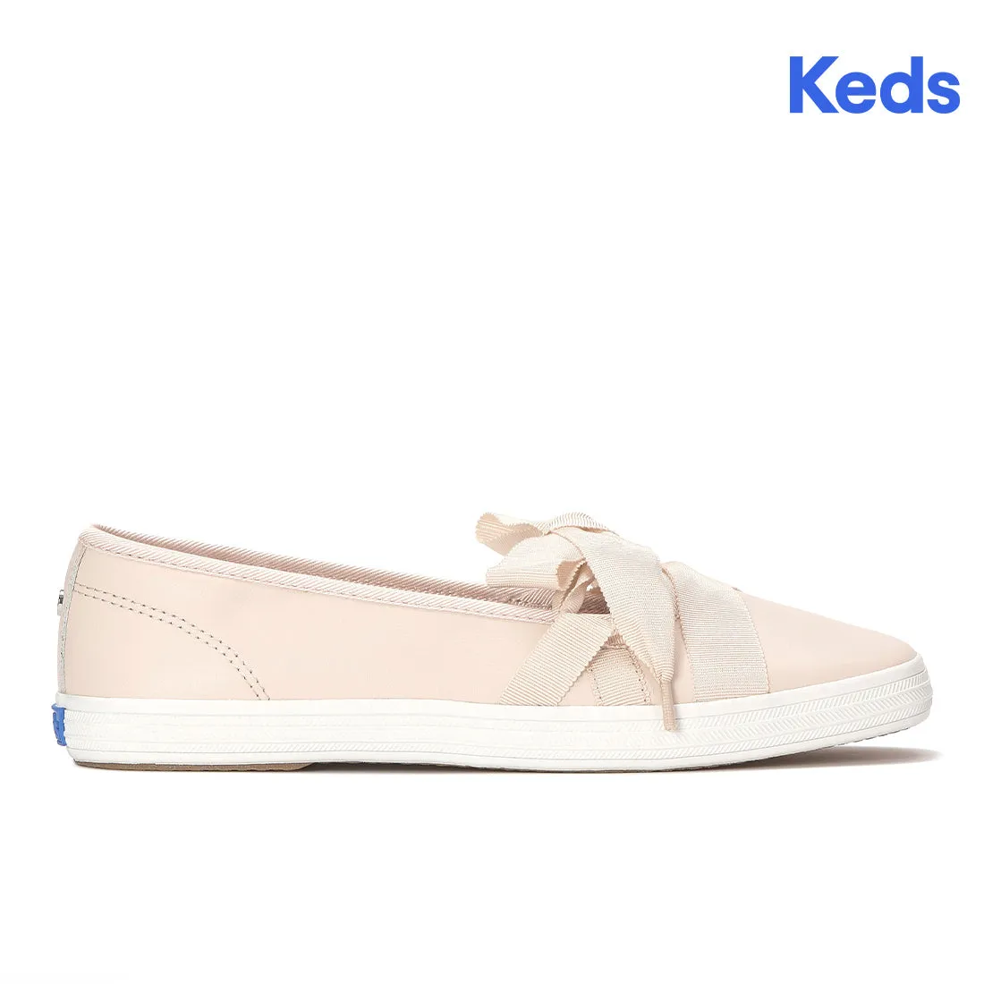 Keds Womens Keds Square Toe Ballet Leather Fall Blush Sneakers Keds Womens Keds Square Toe Ballet Leather Fall Blush Sneakers