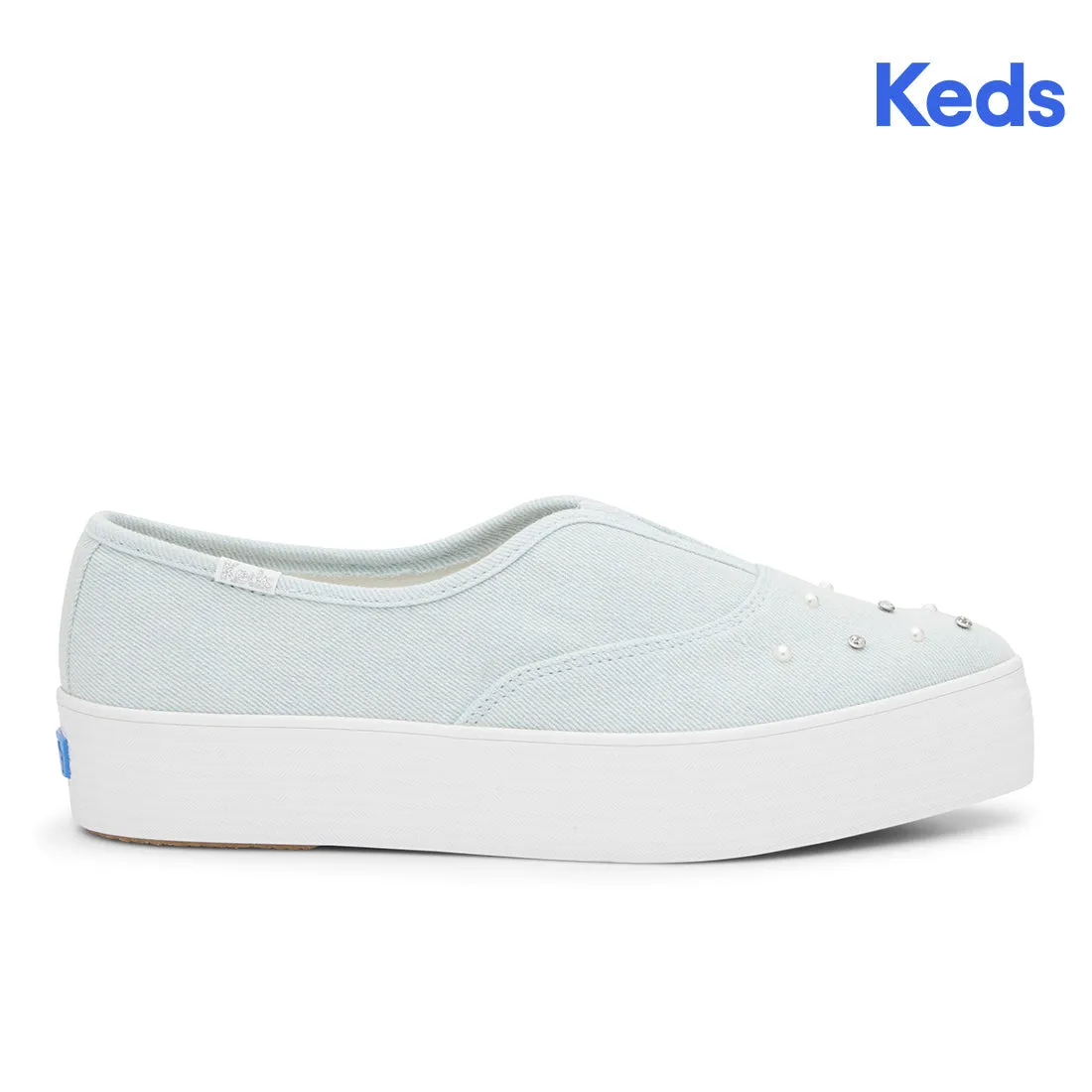 Keds Womens’ Point Slip Textile Denim