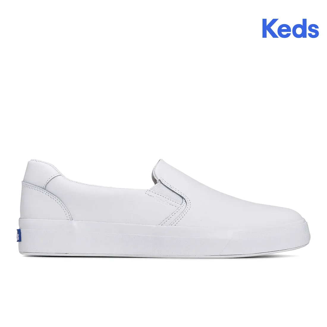 Keds Womens’ Pursuit Slip Leather White