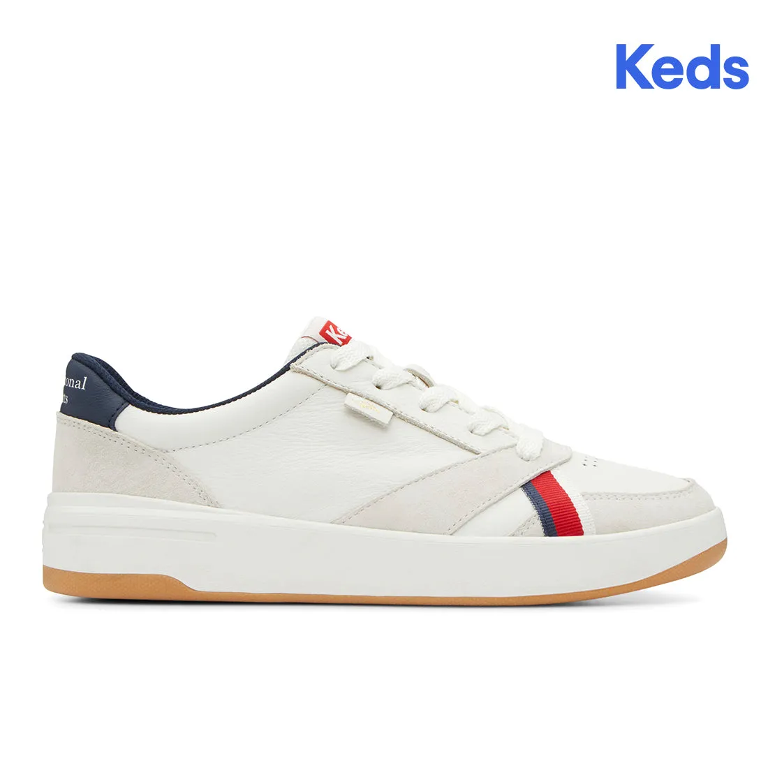 Keds Womens’ Recreational Habits The Court White/Navy/Red
