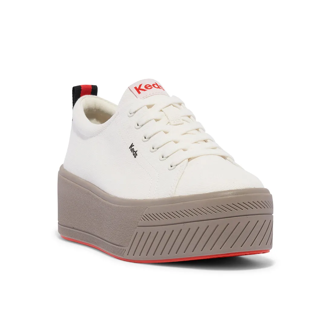 Keds Womens’ Skyler Heavy Twill Sneaker White