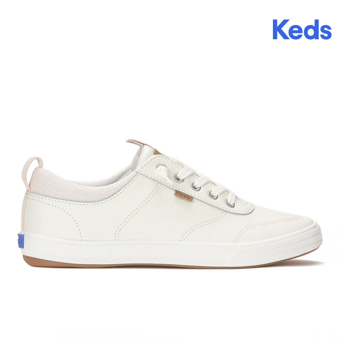 Keds Center III Slip-On Leather Snow White/Beige