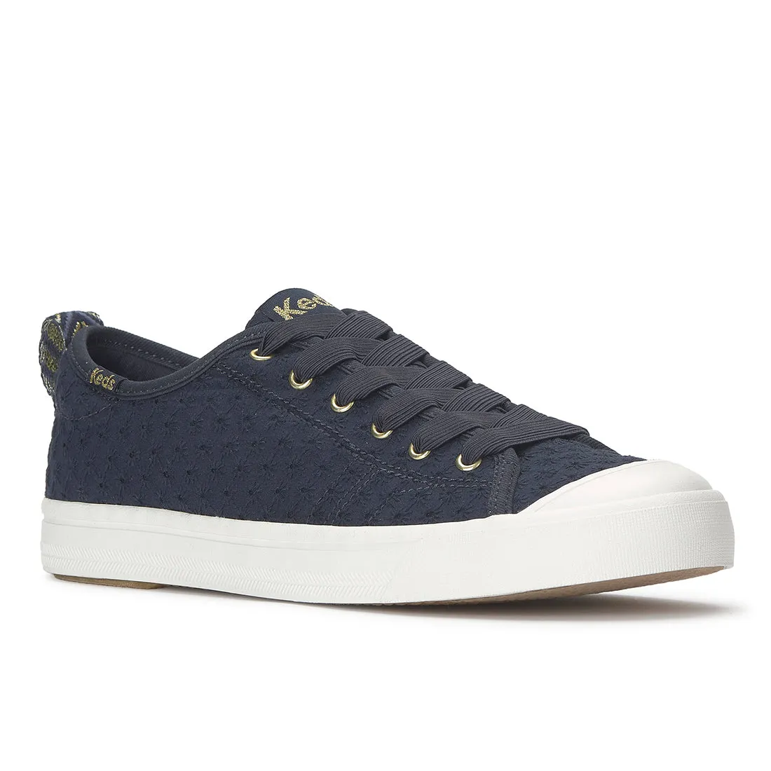 Keds Cruise Mini Daisy Eyelet Navy