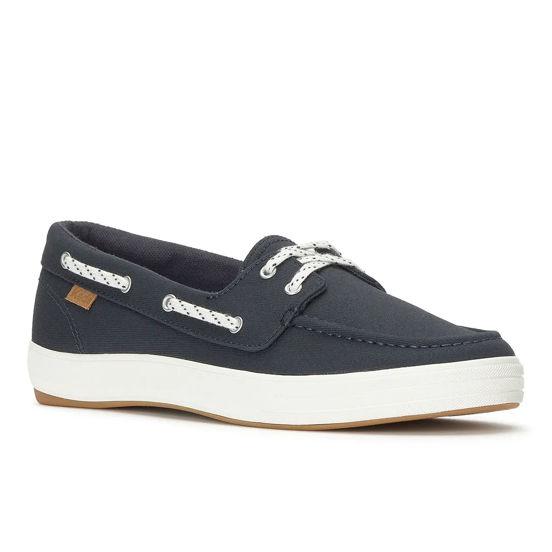 Keds Women’s Center III Boat Twill Navy Sneaker