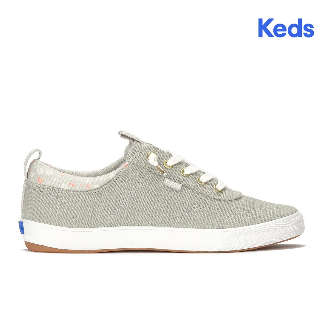 Keds Women’s Center III Slip On Chalky Canvas Grey Sneaker