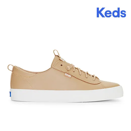 Keds Women’s Kickback Leather Sneaker Taupe
