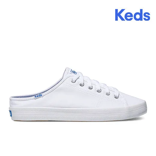 Keds Women’s Kickstart Mule Canvas White