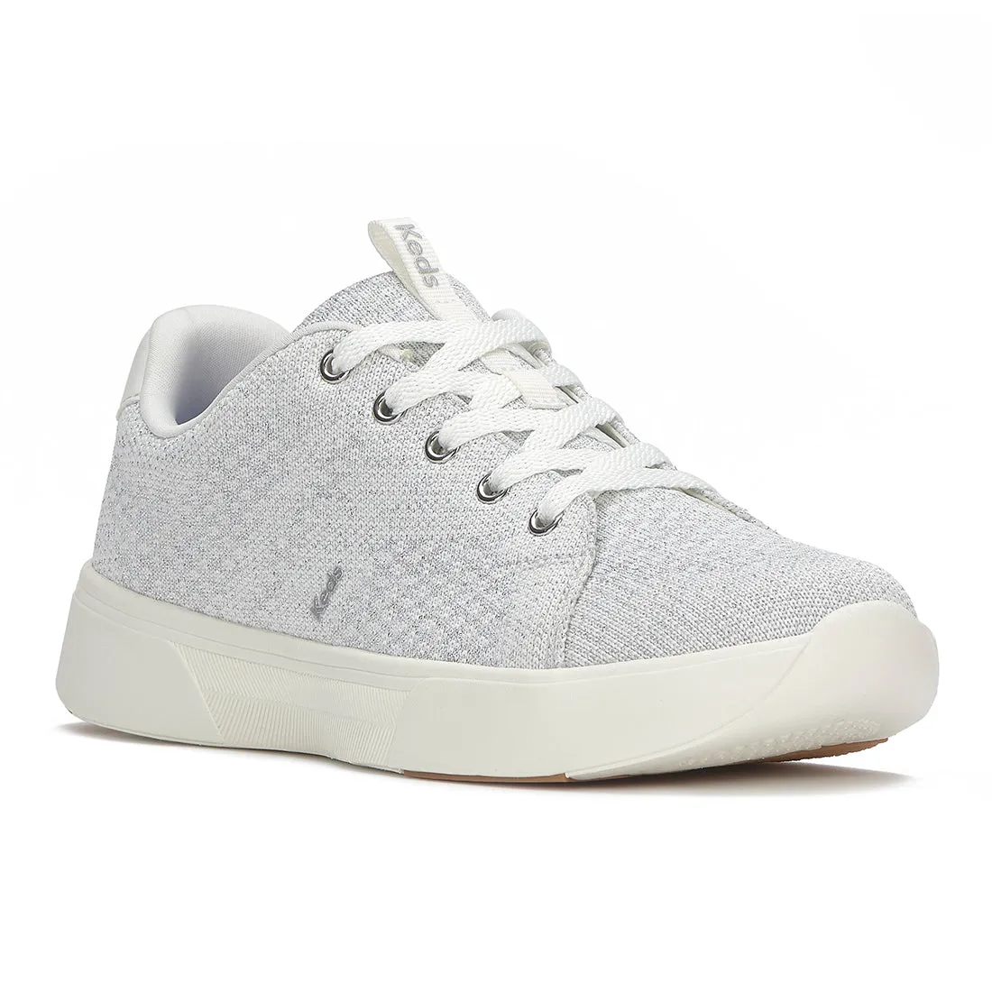 Keds Blisswalk Lace Metallic Eng Knit Snow White/Sliver
