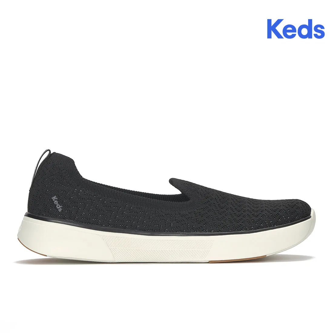 Keds Blisswalk Loafer Eng Knit Black/White