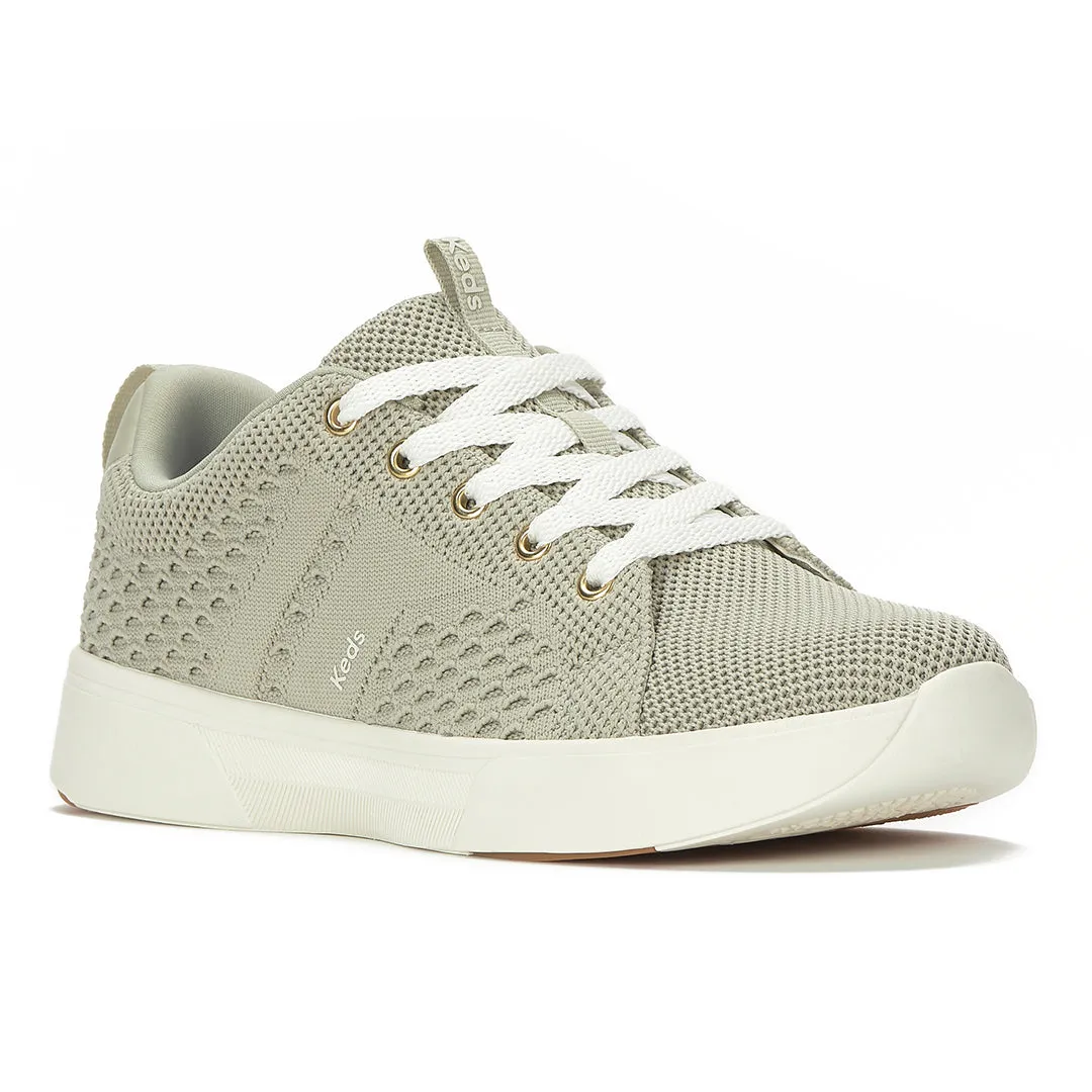 Keds Women’s Blisswalk Lace Textured Eng Knit Sage Sneaker