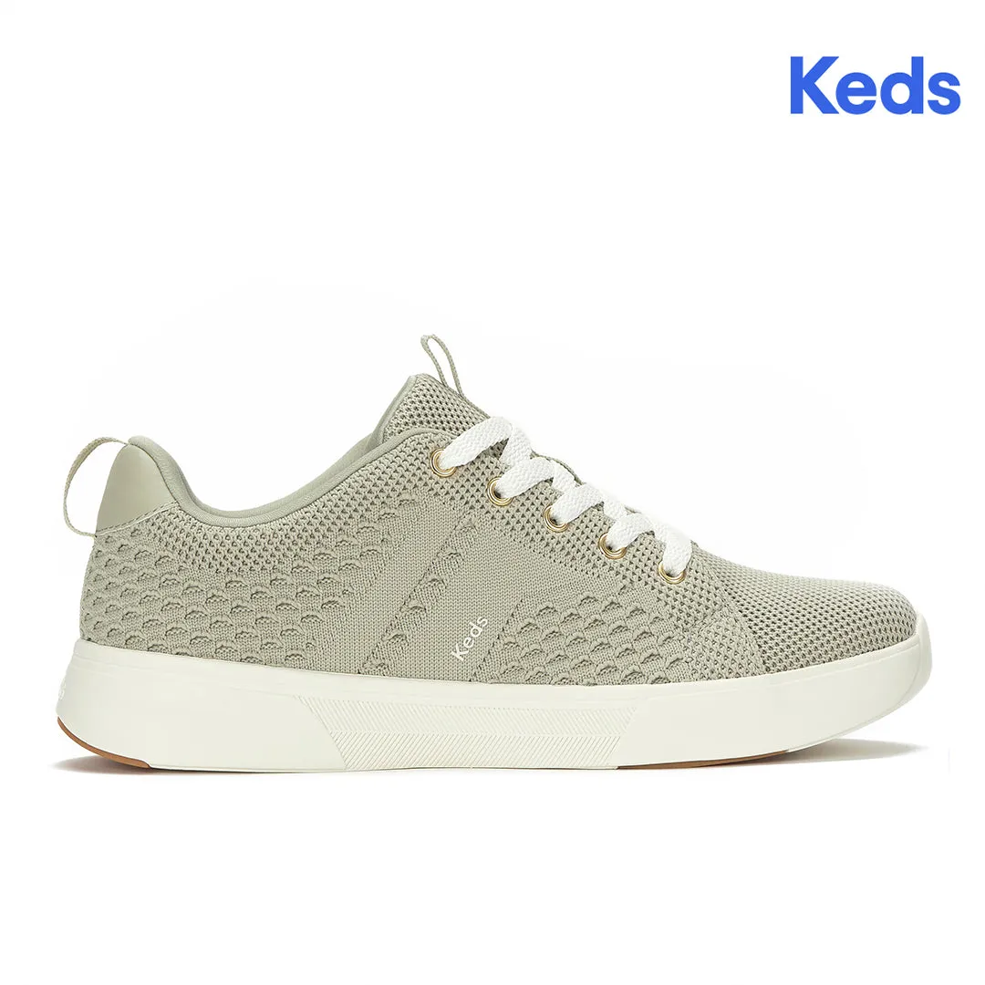 Keds Women’s Blisswalk Lace Textured Eng Knit Sage Sneaker